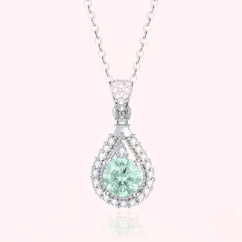 Alindra Voselle Necklace | White Gold