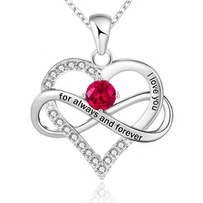 Always and Forever Birthstone Necklace