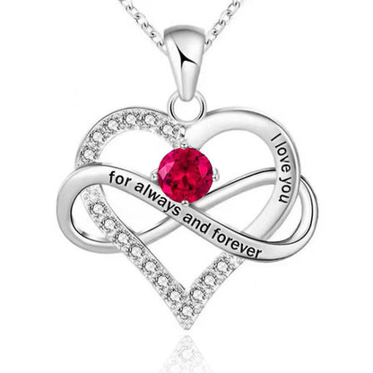 Always and Forever Birthstone Necklace