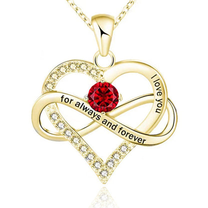 Always and Forever Birthstone Necklace