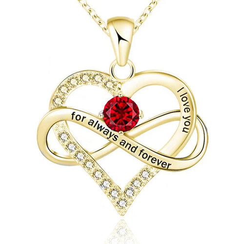 Always and Forever Birthstone Necklace