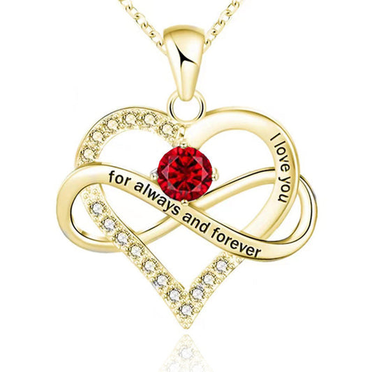 Always and Forever Birthstone Necklace