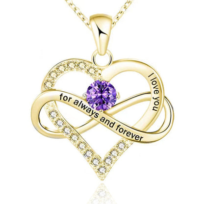 Always and Forever Birthstone Necklace