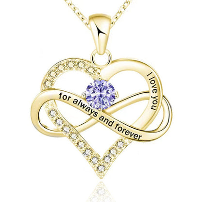 Always and Forever Birthstone Necklace
