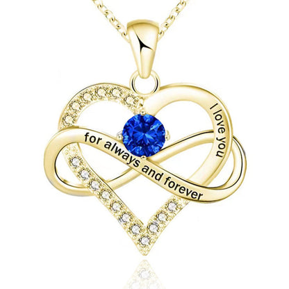 Always and Forever Birthstone Necklace