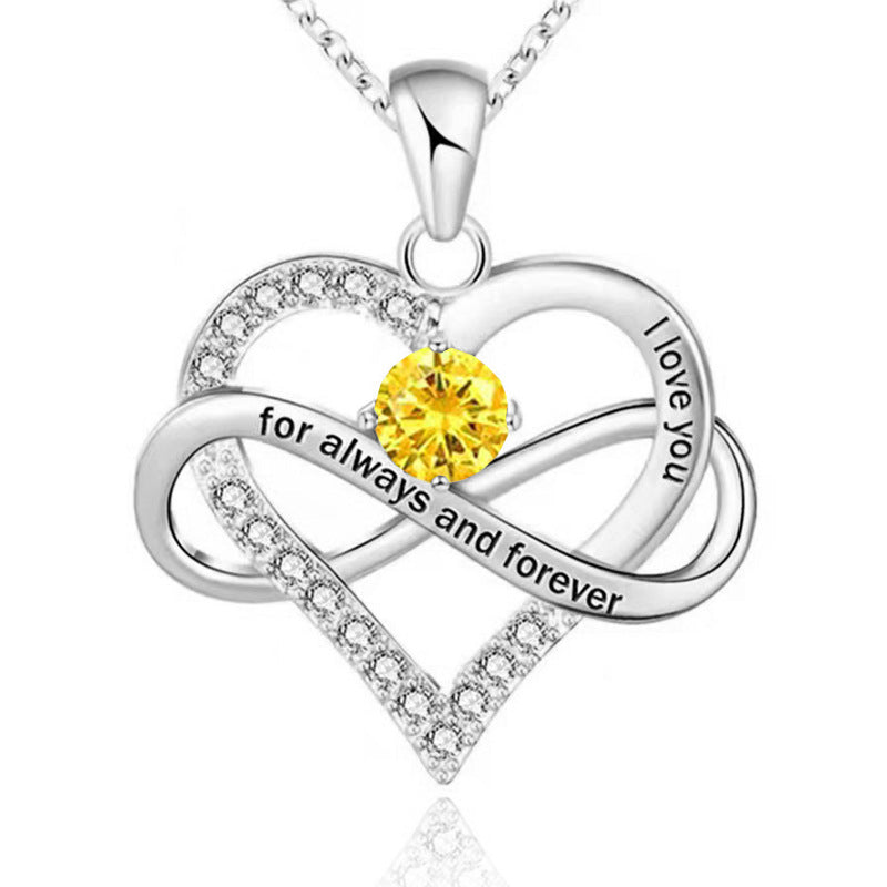 Always and Forever Birthstone Necklace