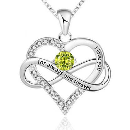 Always and Forever Birthstone Necklace
