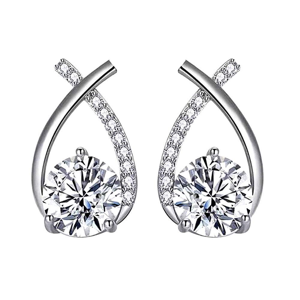 Arielle Earrings | White gold
