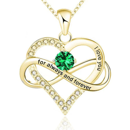 Always and Forever Birthstone Necklace