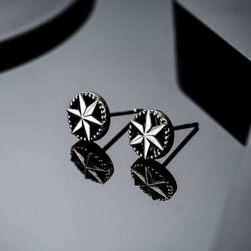 Ardyn Northstar Stud Earring | White Gold