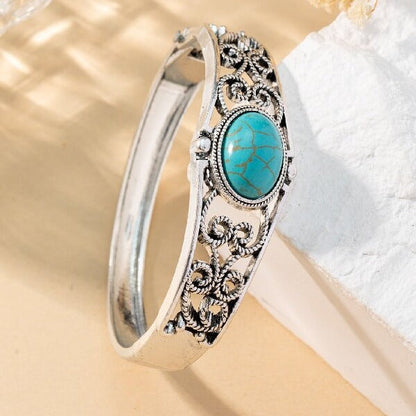 Alouette Vintage Crest Bracelet | White Gold