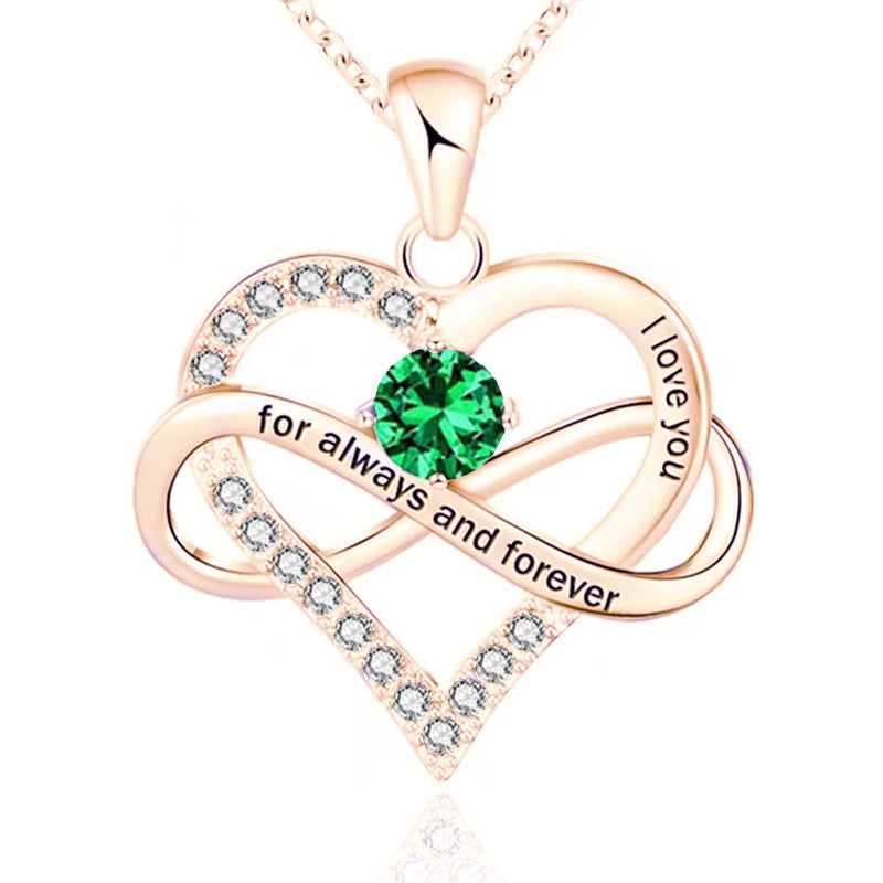 Always and Forever Birthstone Necklace