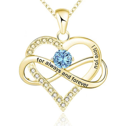 Always and Forever Birthstone Necklace