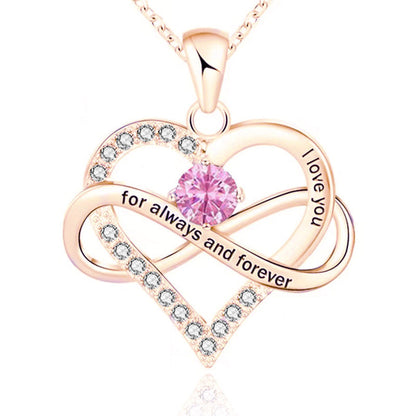 Always and Forever Birthstone Necklace