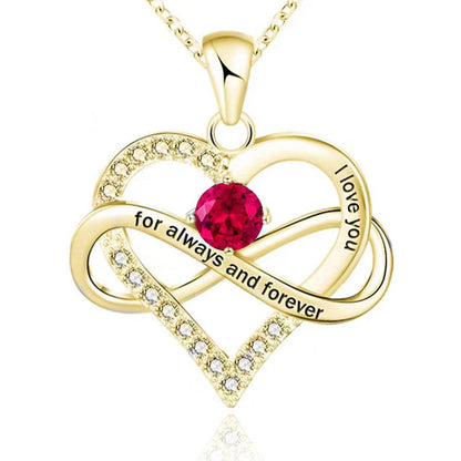 Always and Forever Birthstone Necklace