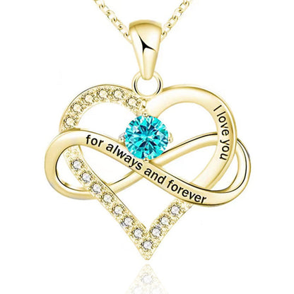 Always and Forever Birthstone Necklace