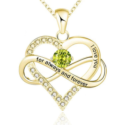Always and Forever Birthstone Necklace