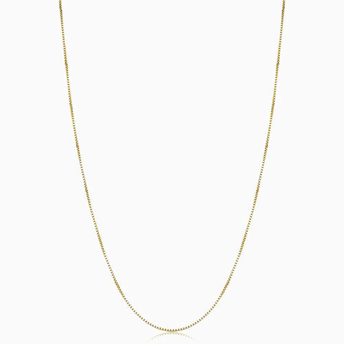 Bodega Box Necklace | Gold